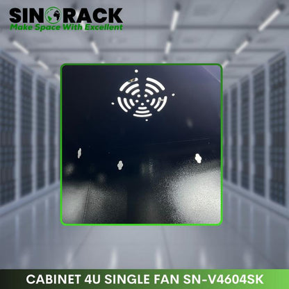Wallmount Rack Server 4U SINORACK Model Sudut (Corner) - Dual Side Door