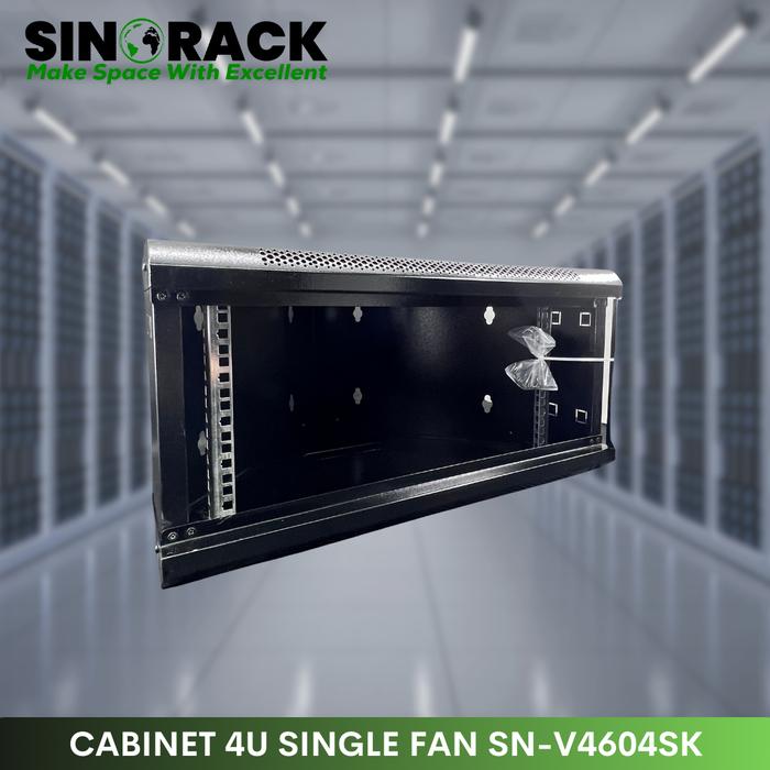 Wallmount Rack Server 4U SINORACK Model Sudut (Corner) - Dual Side Door